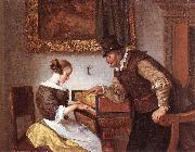 Jan Steen The Harpsichord Lesson oil on canvas